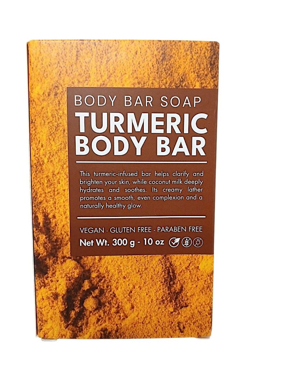Turmeric & Coconut Milk Nourishing Hydrating Body Bar Soap Large 10oz Bath Vegan